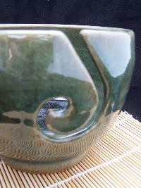 Green Celadon Yarn Bowl