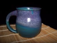 Turquoise and Purple Mug