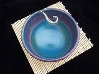 Turquoise and Purple Yarn Bowl
