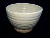 Large Cream colored Spiral Bowl