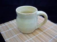 Cream colored mug, standard size