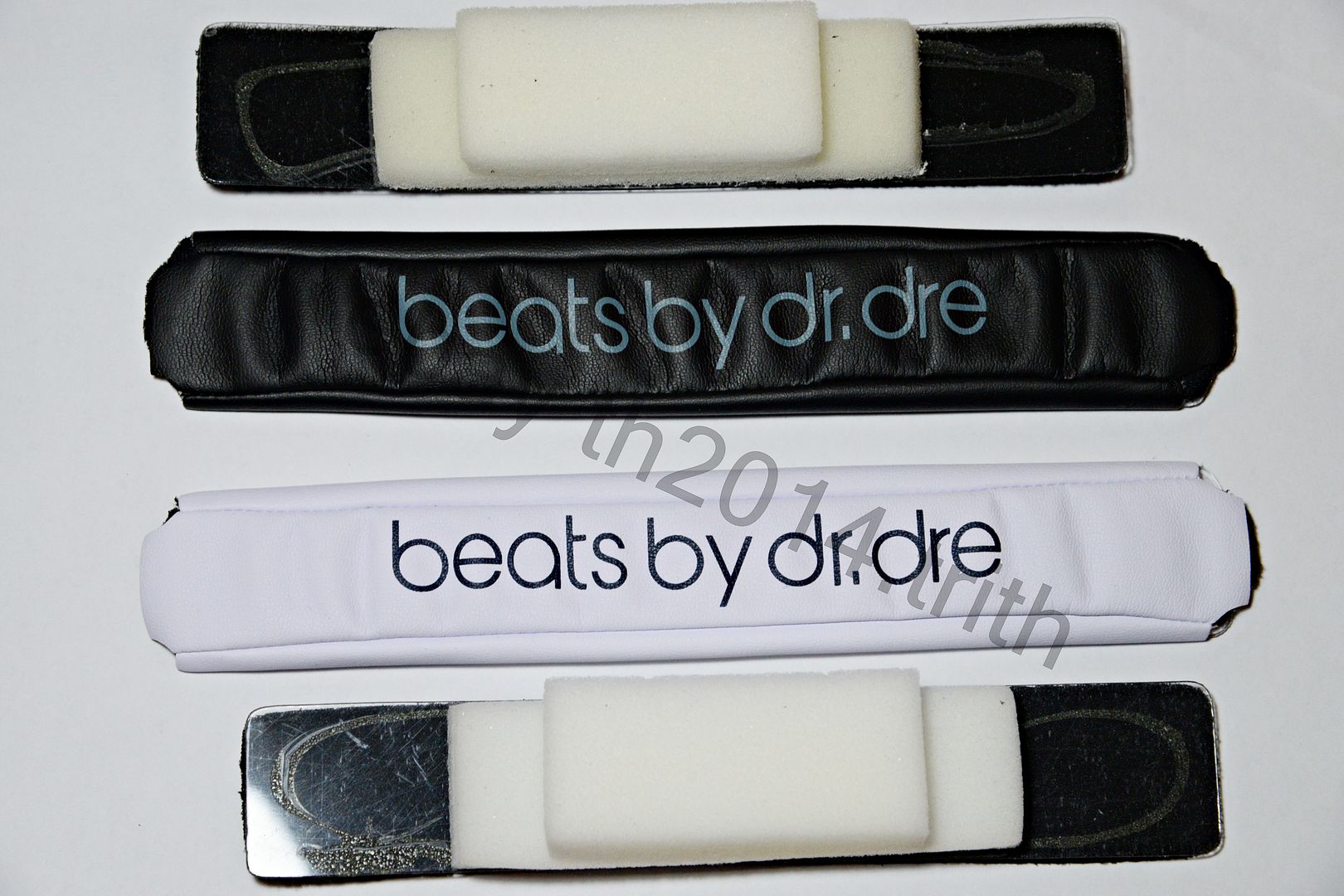 Leather Wrap Headband Part&Inside Padding Plastic Foam Part Replacement For Monster Beats By Dre Pro