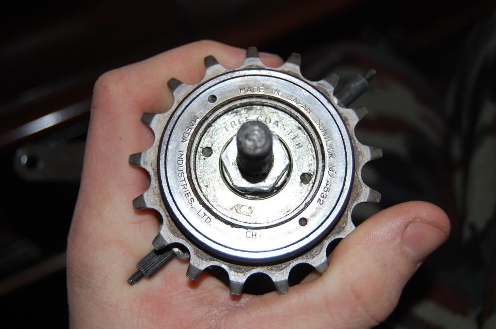coaster brake freewheel adapter