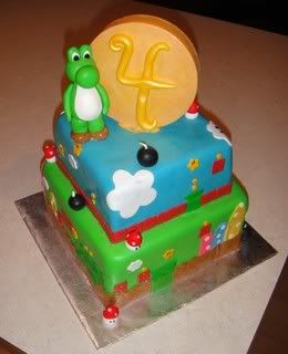 mario birthday cake