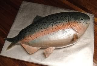 rainbow trout cake