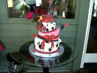 topsy turvy graduation cake