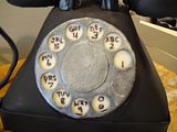 1950s phone,desk,verizon,edible paper,rotary