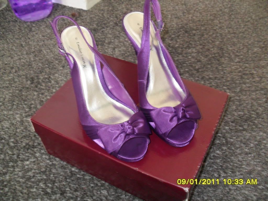 cadbury purple shoes for wedding