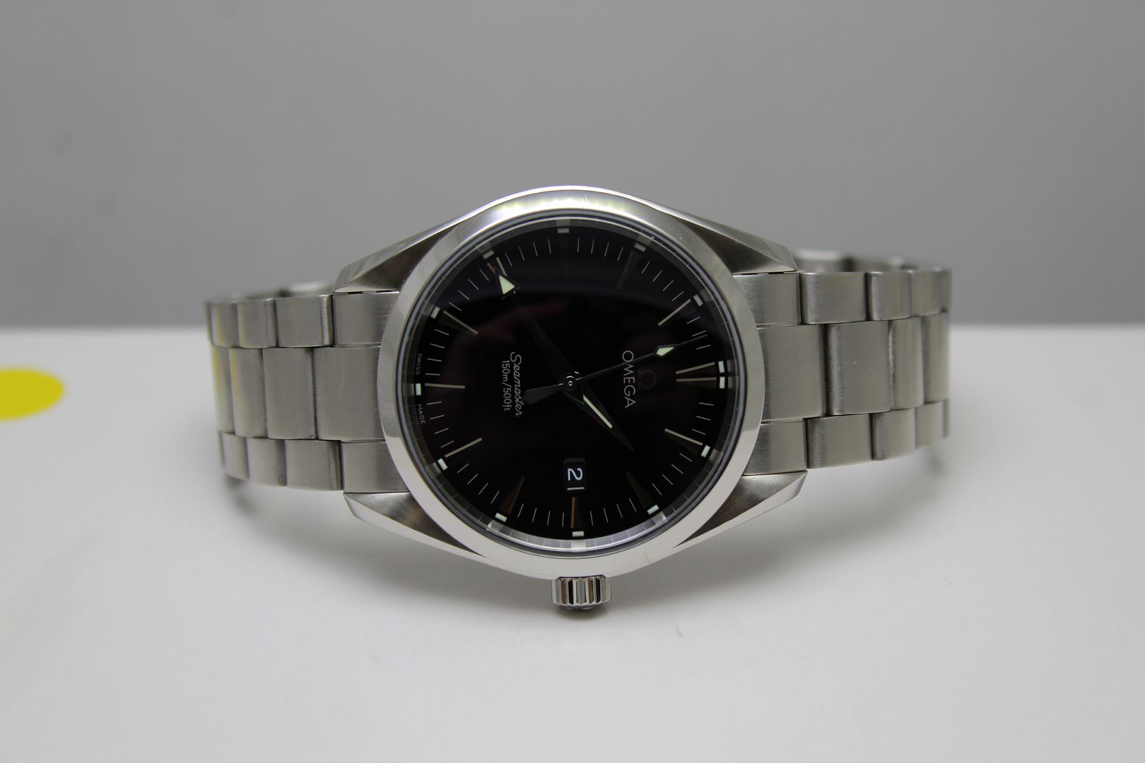 SOLD Omega Seamaster 150M Aqua Terra 2517.50 Black Dial Quartz 39.2mm ...