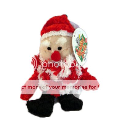   Holiday Plush Puff Ball Dog Toy with Squeaker NEW 4 different styles