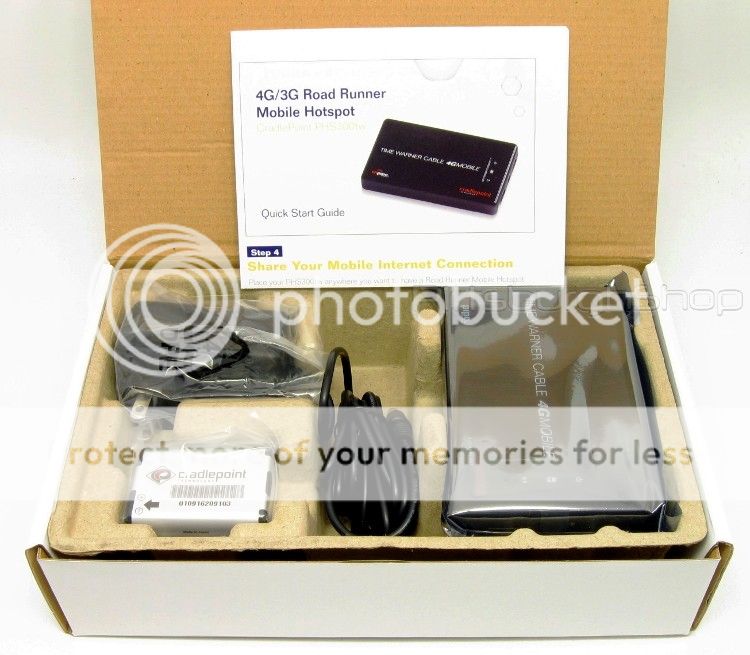 NEW CradlePoint PHS300 CLEAR SPRINT 3G/4G/WiMax Hotspot 804879091660 